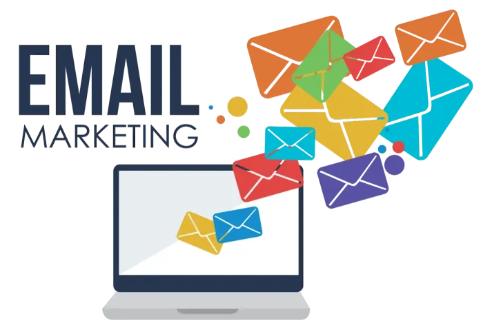 a laptop with emails profesional digital marketing expert in kannur